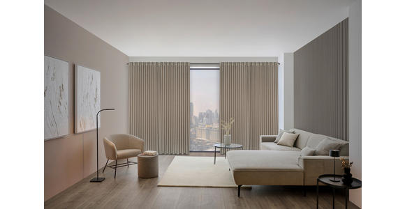 FERTIGVORHANG  blickdicht   140/260 cm  - Grau, Design, Textil (140/260cm) - Dieter Knoll