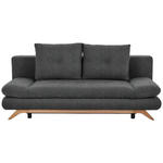 SCHLAFSOFA in Webstoff Dunkelbraun  - Dunkelbraun/Buchefarben, KONVENTIONELL, Holz/Textil (205/86/94cm) - Carryhome