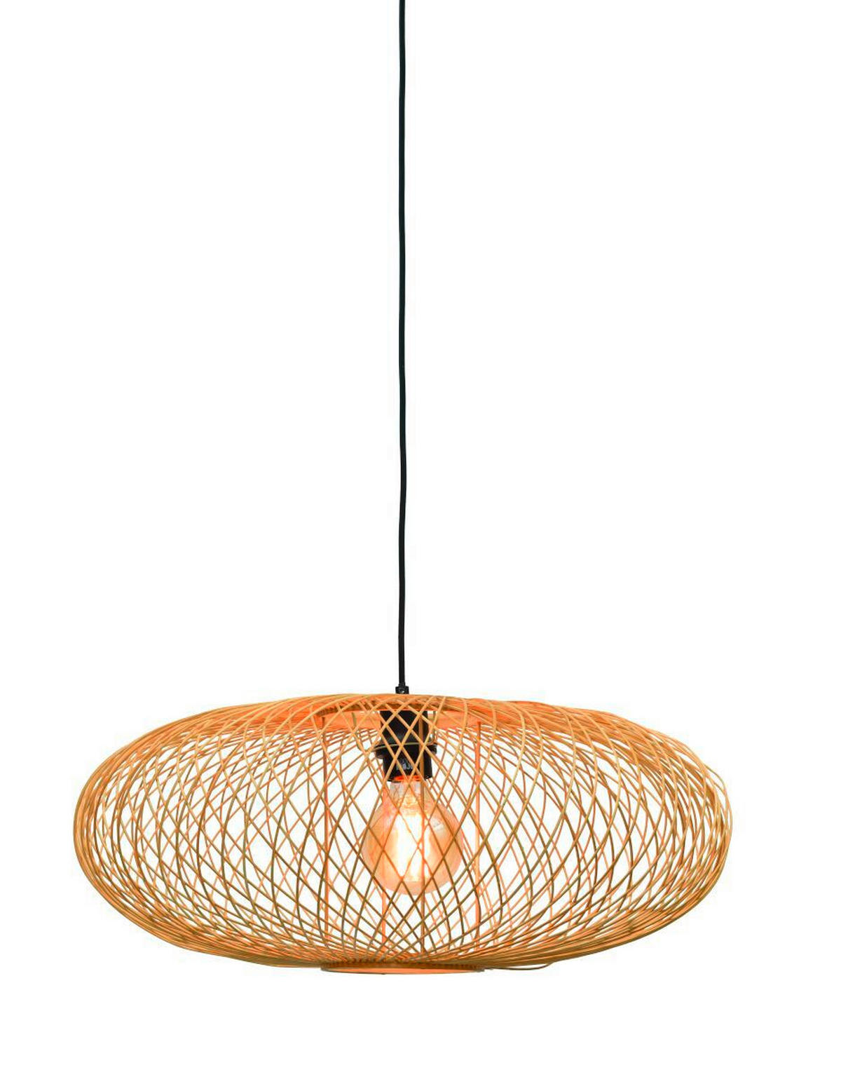 HÄNGELEUCHTE GOOD&MOJO 63/40 cm   - Hellbraun, Natur, Naturmaterialien (63/40cm) - Good & Mojo
