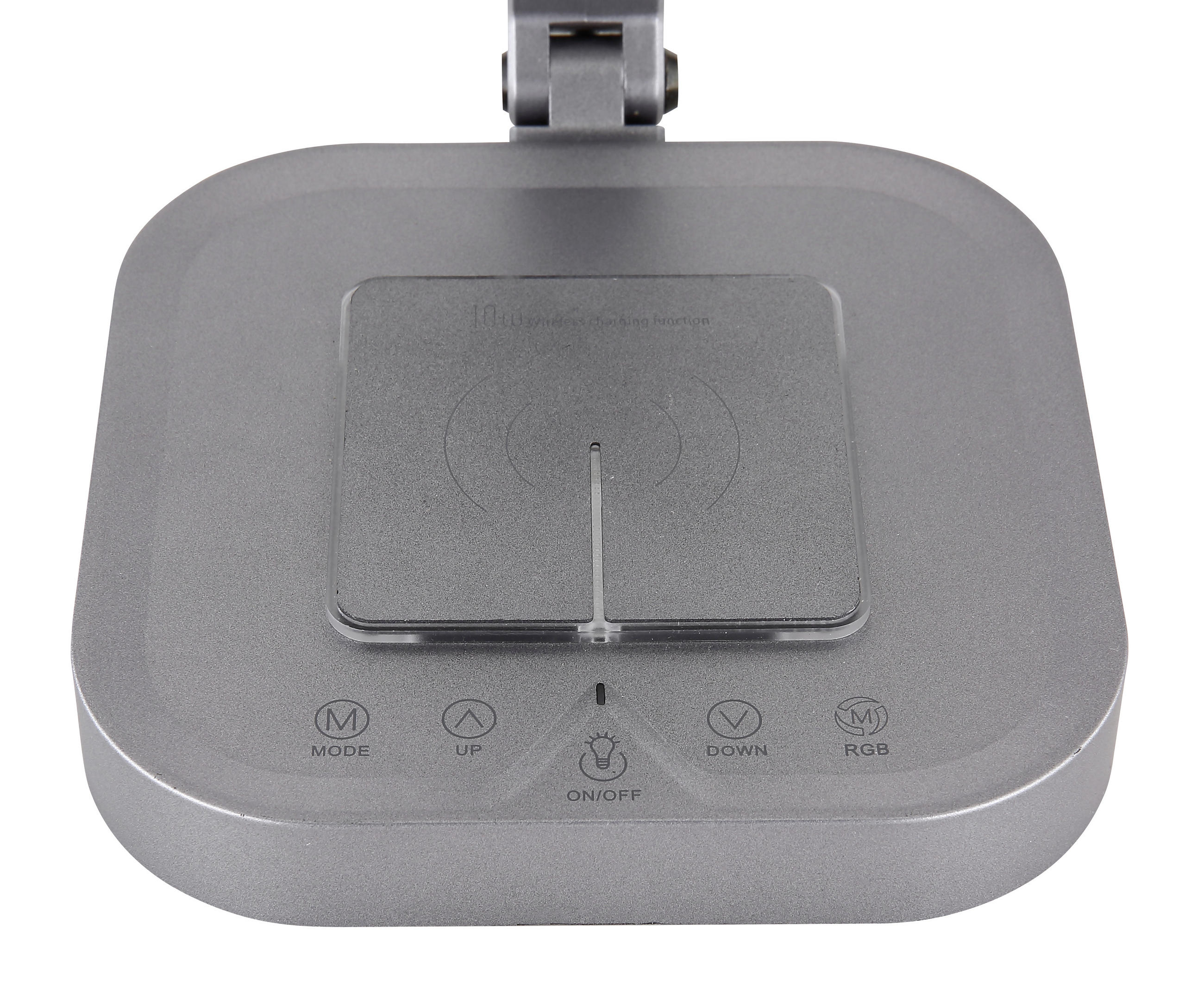 LED-SCHREIBTISCHLEUCHTE 14,5/14,5/43 cm   - Weiß/Grau, Basics, Kunststoff/Metall (14,5/14,5/43cm) - Globo