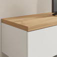 LOWBOARD  220/32/35 cm   - Eichefarben/Weiß, KONVENTIONELL, Holz/Holzwerkstoff (220/32/35cm) - Xora