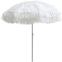 SONNENSCHIRM 200 cm Weiß  - Alufarben/Weiß, Design, Textil/Metall (200/200cm) - Jan Kurtz