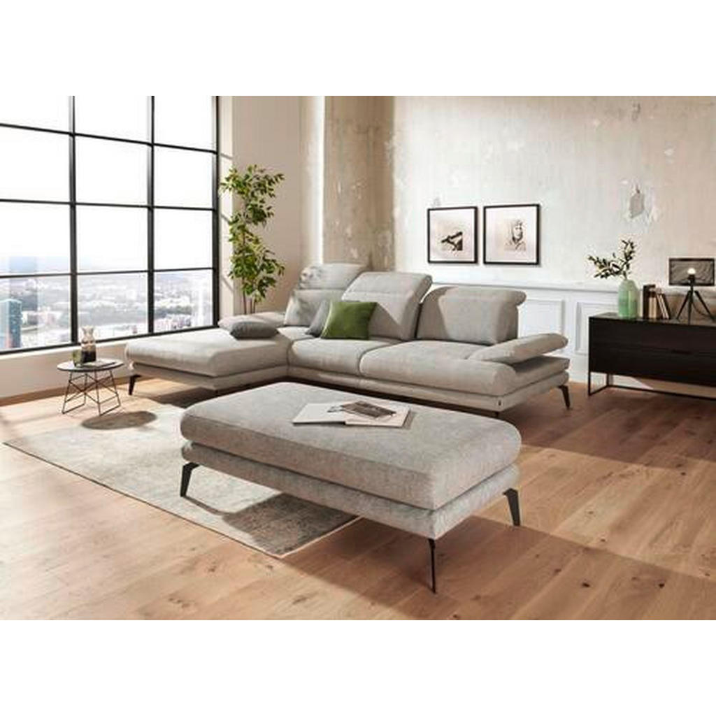 Thumbnail - Stylife Ecksofa, Blau, Textil, 4-Sitzer, Ottomane rechts, L-Form, 289x180 cm, Stoffauswahl, seitenverkehrt erhältlich, H...