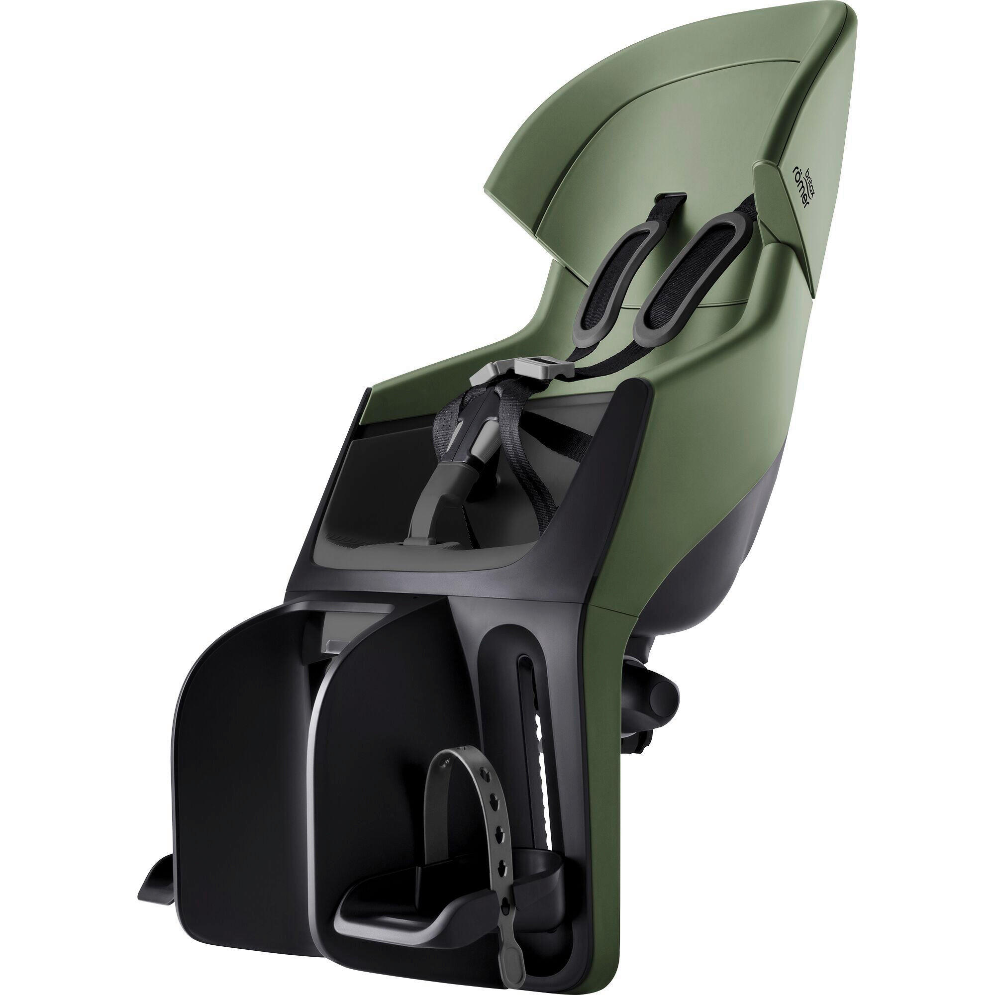 FAHRRADKINDERSITZ - Graublau/Olivgrün, Basics, Kunststoff/Textil (44/79/39,5cm) - Britax Römer