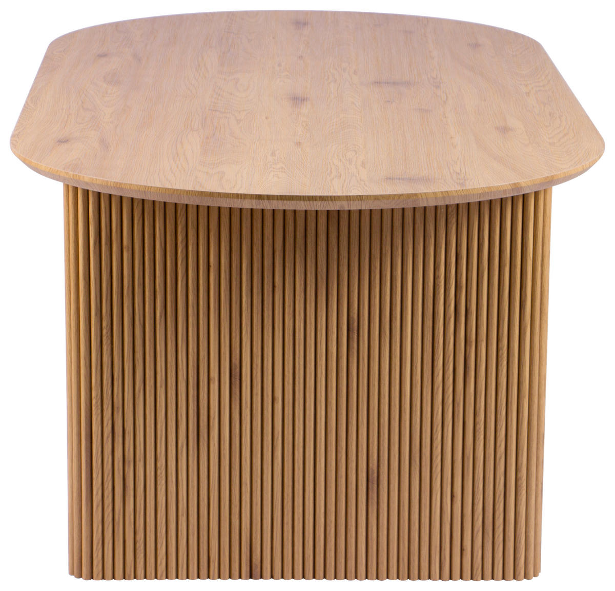 ESSTISCH 200/100/75 cm Nachbildung  Holzwerkstoff oval Eiche Artisan  - Eiche Artisan, MODERN, Holzwerkstoff (200/100/75cm) - MID.YOU