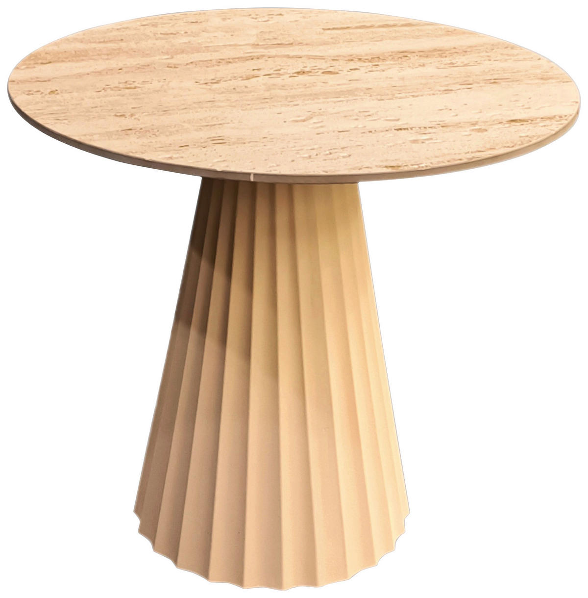 BEISTELLTISCH in Holz, Metall, Keramik 46/46/45 cm  - Creme, Trend, Holz/Keramik (46/46/45cm) - Ambia Home