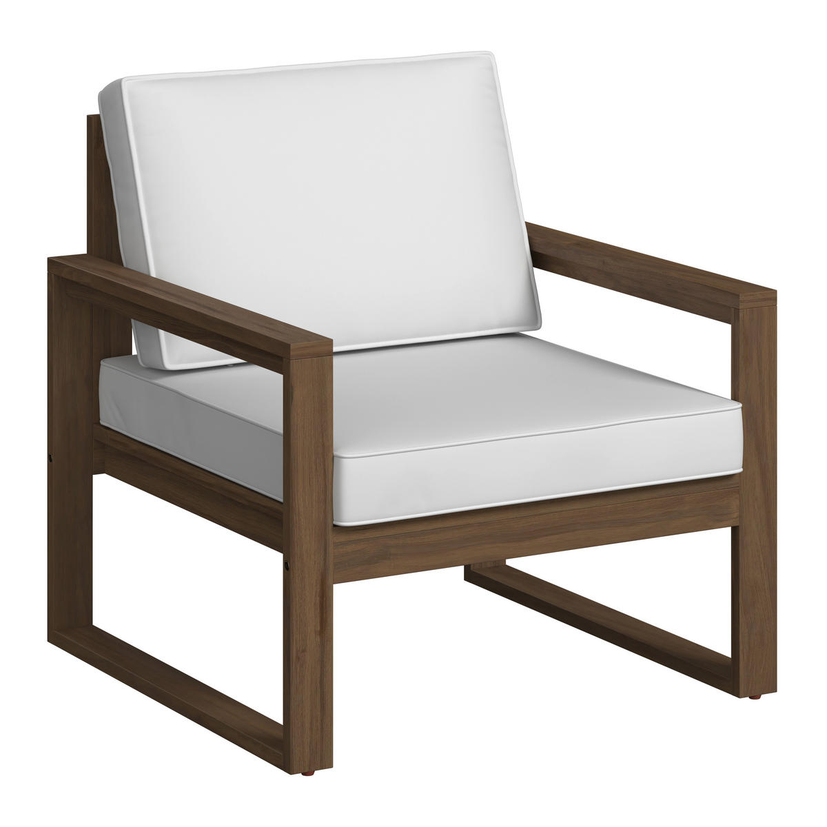 LOUNGEGARNITUR   132/70/72 cm Akazie Hartholz  - Beige/Akaziefarben, MODERN, Holz (132/70/72cm) - Ambia Garden