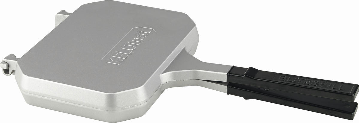 Grillplatte  - Alufarben, Basics, Metall (39/21/4cm) - Kelomat