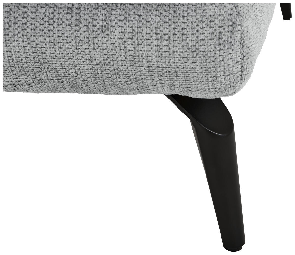 HÖRNSOFFA i flatväv grå  - svart/grå, Design, metall/textil (176/294cm) - MID.YOU