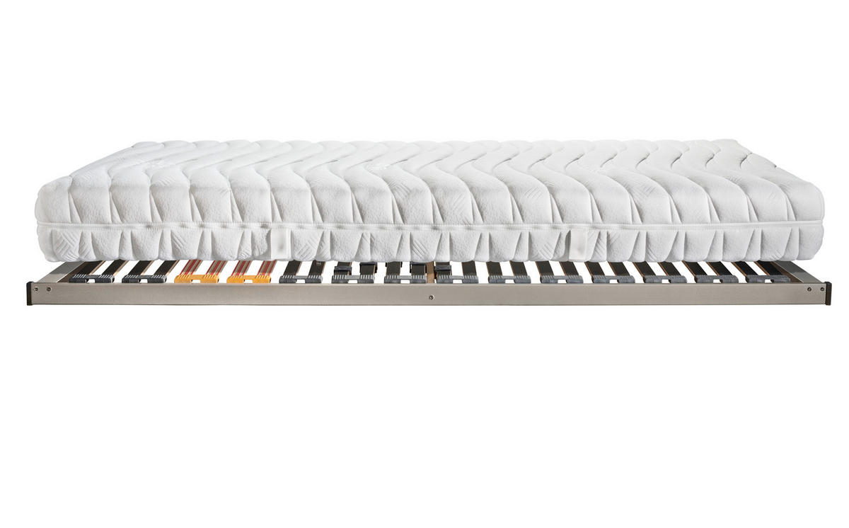 MATRATZENSET 140/200 cm  - Silberfarben, Basics, Holz (140/200cm) - Sleeptex