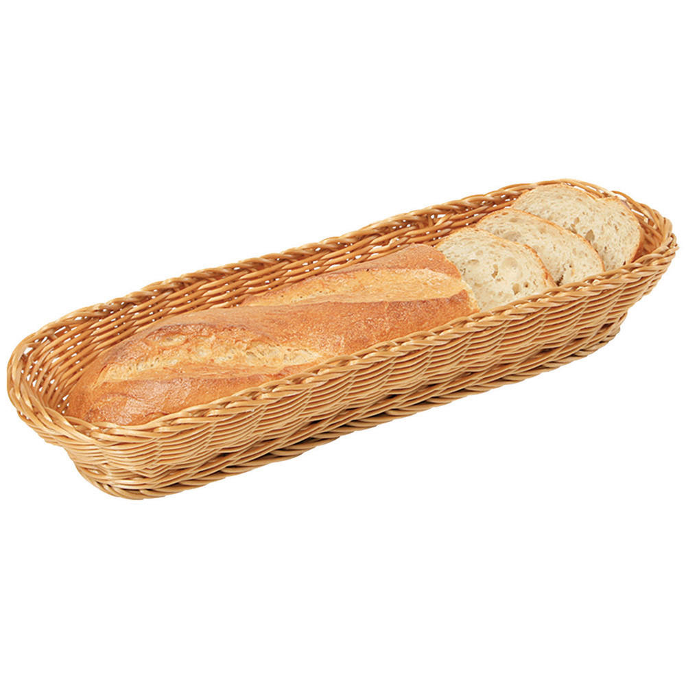 BAQUETTE-KORB 5ER PACK   - Hellbraun, Basics, Kunststoff (41/7/16cm) - Kesper