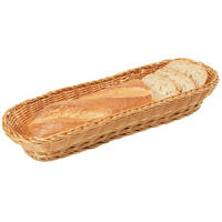 BAQUETTE-KORB 5ER PACK   - Hellbraun, Basics, Kunststoff (41/7/16cm) - Kesper