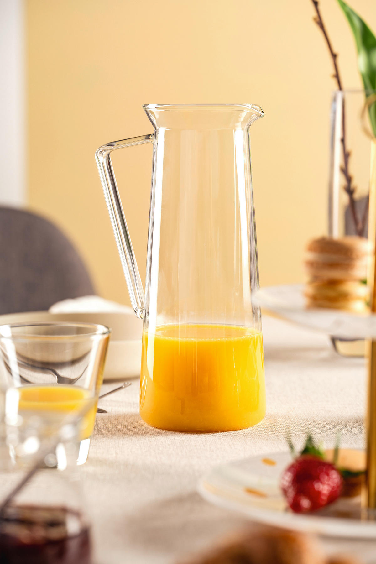 GLASKRUG  1,2 L   - Klar, Design, Glas (14/24/9,6cm) - Leonardo