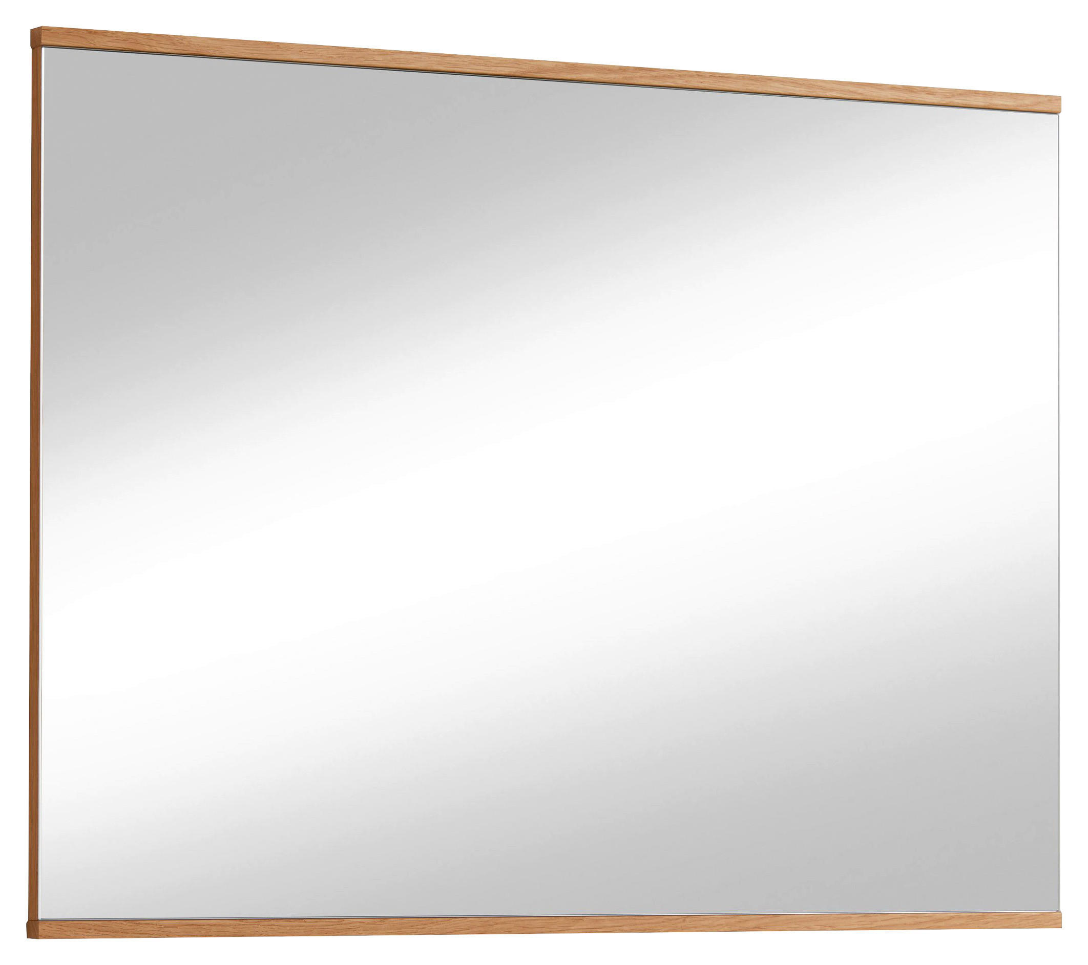 WANDSPIEGEL Eiche Eichefarben - Eichefarben, Design, Glas/Holz (82/61/3cm)