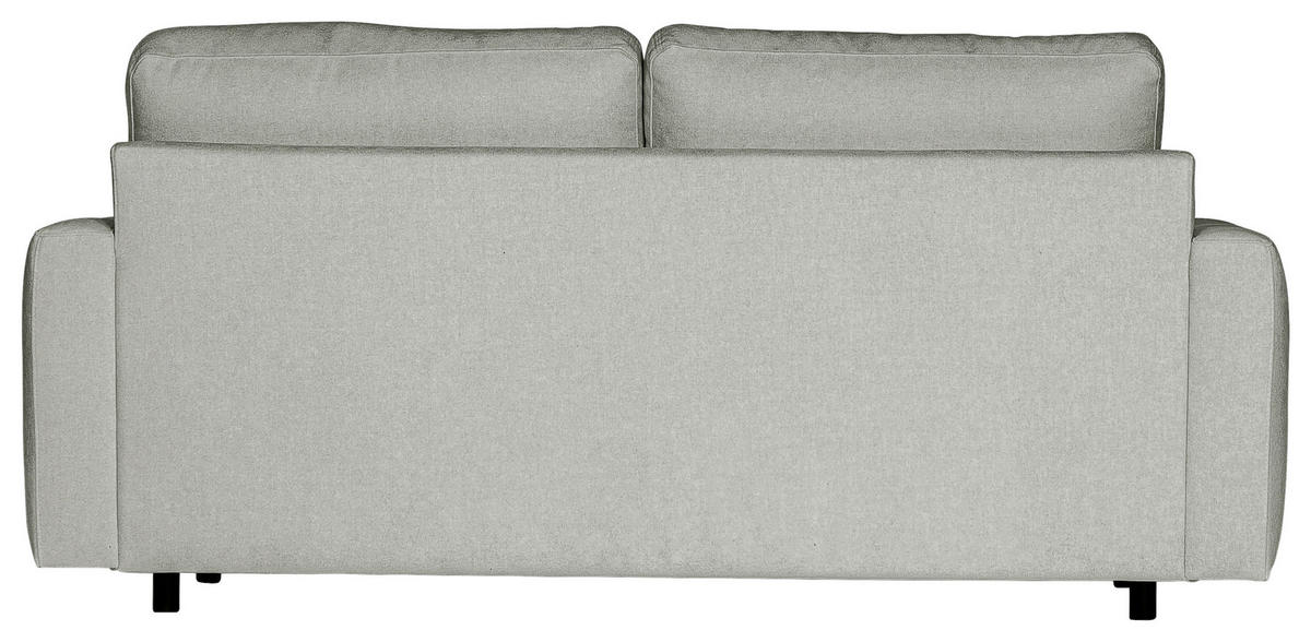 2,5-SITS SOFFA i grå  - svart/grå, Klassisk, trä/textil (186/87/105cm) - Best Price