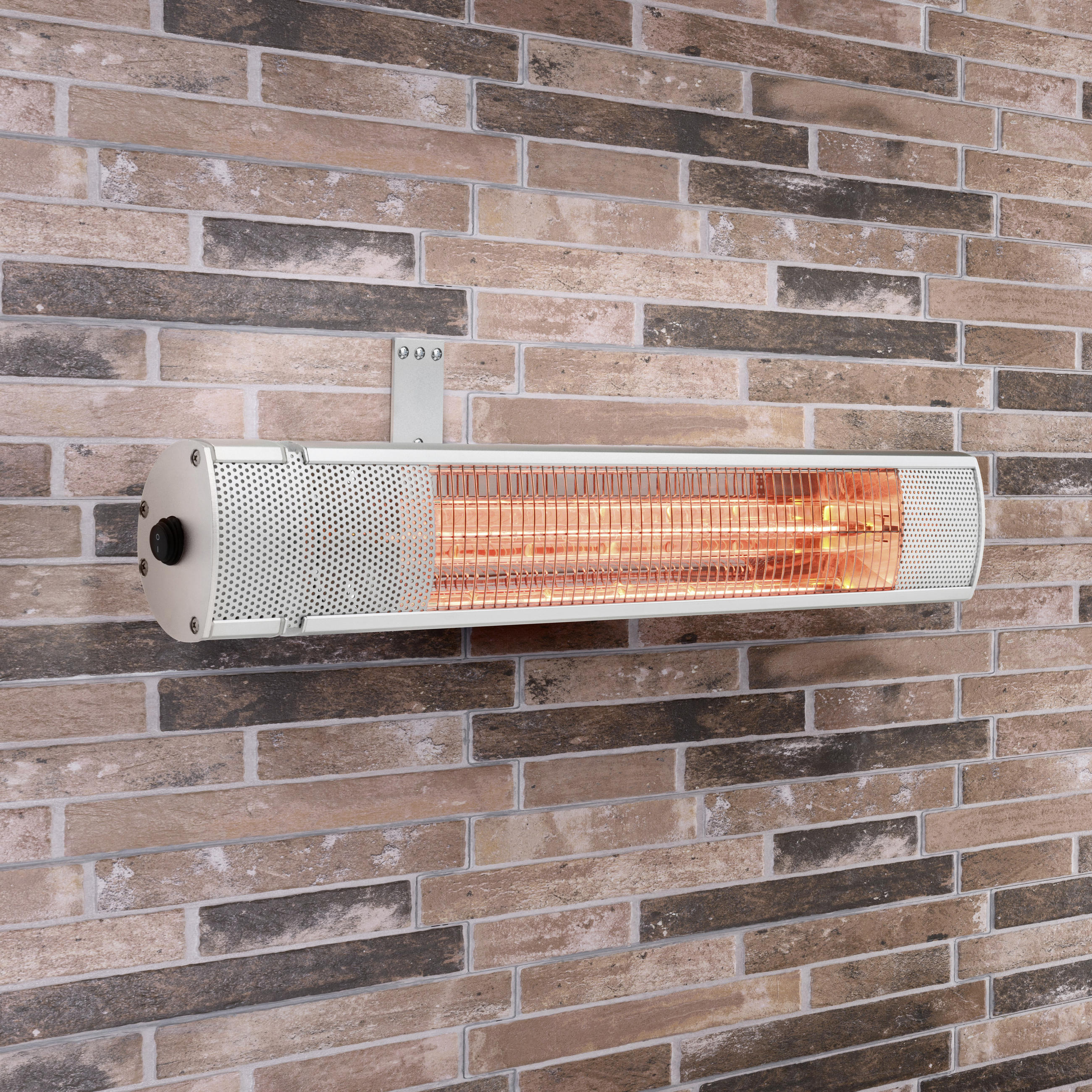INFRAROTSTRAHLER TRISTAR 5277 - Alufarben, KONVENTIONELL, Metall (60,8/17,2/11cm) - Atrigo