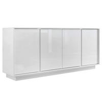 SIDEBOARD  180/79/43 cm  - Weiß Hochglanz, Design, Holzwerkstoff (180/79/43cm) - MID.YOU