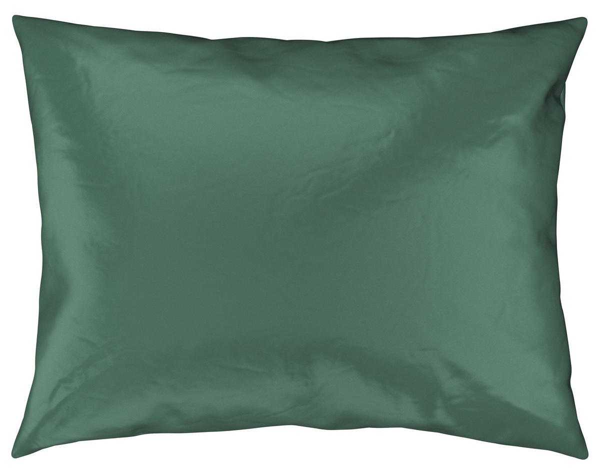 POSTELJNINA MAVIE 140/200 cm saten zelena  - zelena, Natur, tekstil (140/200cm) - Bio:Vio