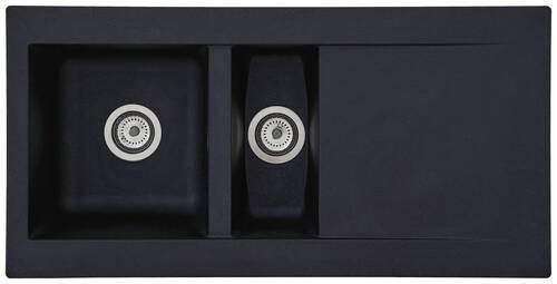 DISKHO 1712DENVER100X50S  - svart, Trend, glas/plast (100/20/50cm) - Respekta