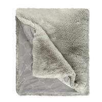 PLAID J! Embrace 130/170 cm  - Grau, Design, Textil (130/170cm) - Joop!