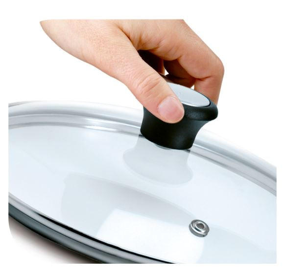 DECKEL  28 cm  - KONVENTIONELL, Glas/Metall (28cm) - Tefal