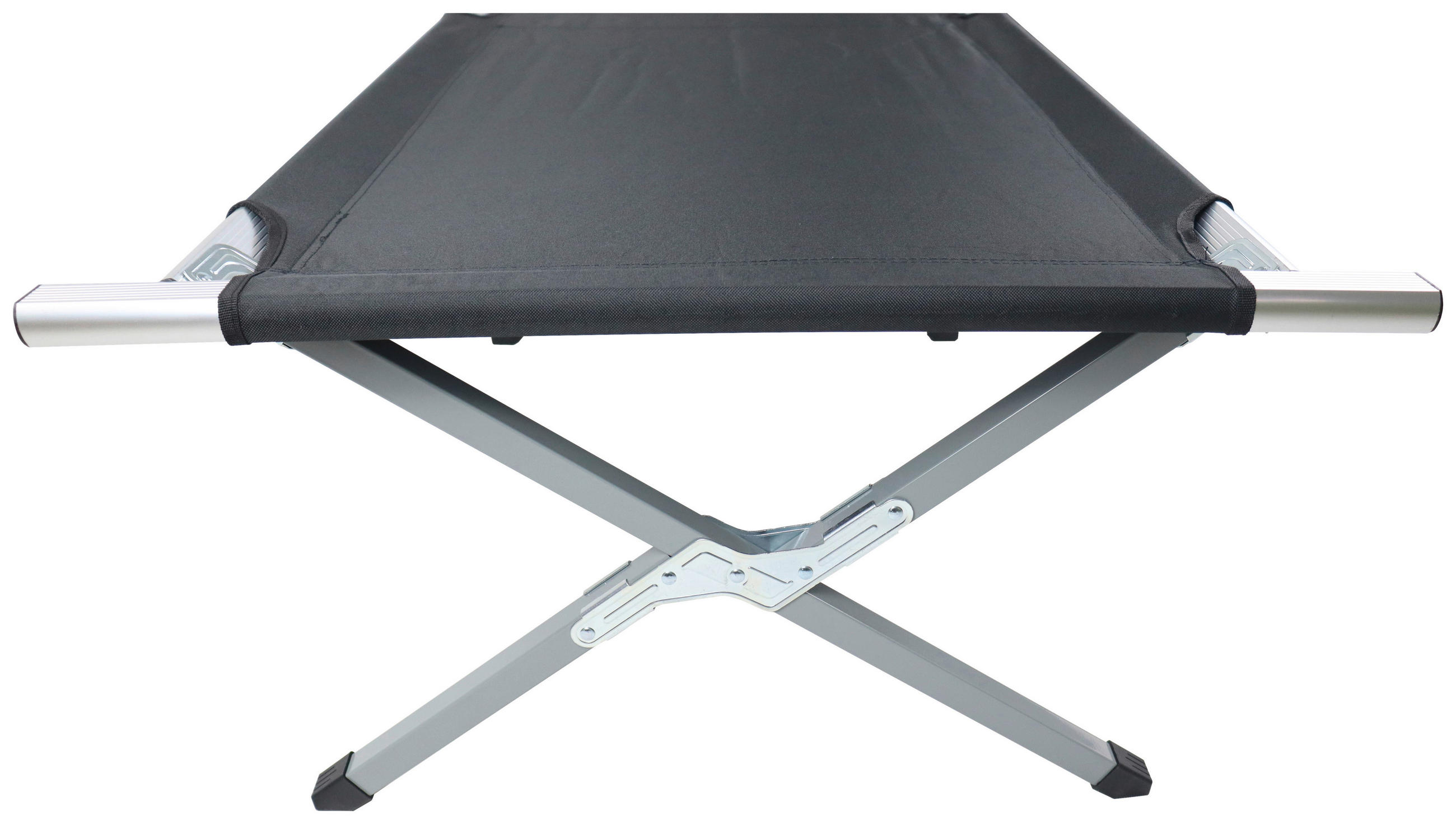 CAMPINGBETT - Schwarz, MODERN, Textil/Metall (63/190cm) - Ambia Garden