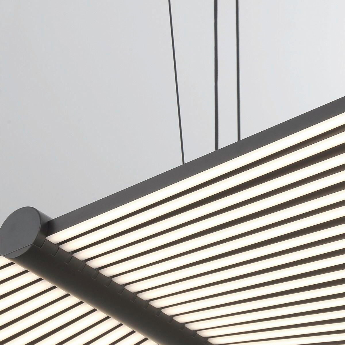 KRONLEUCHTER 20/105/27,5 cm    - Schwarz, Design, Kunststoff/Metall (20/105/27,5cm) - Elstead Lighting