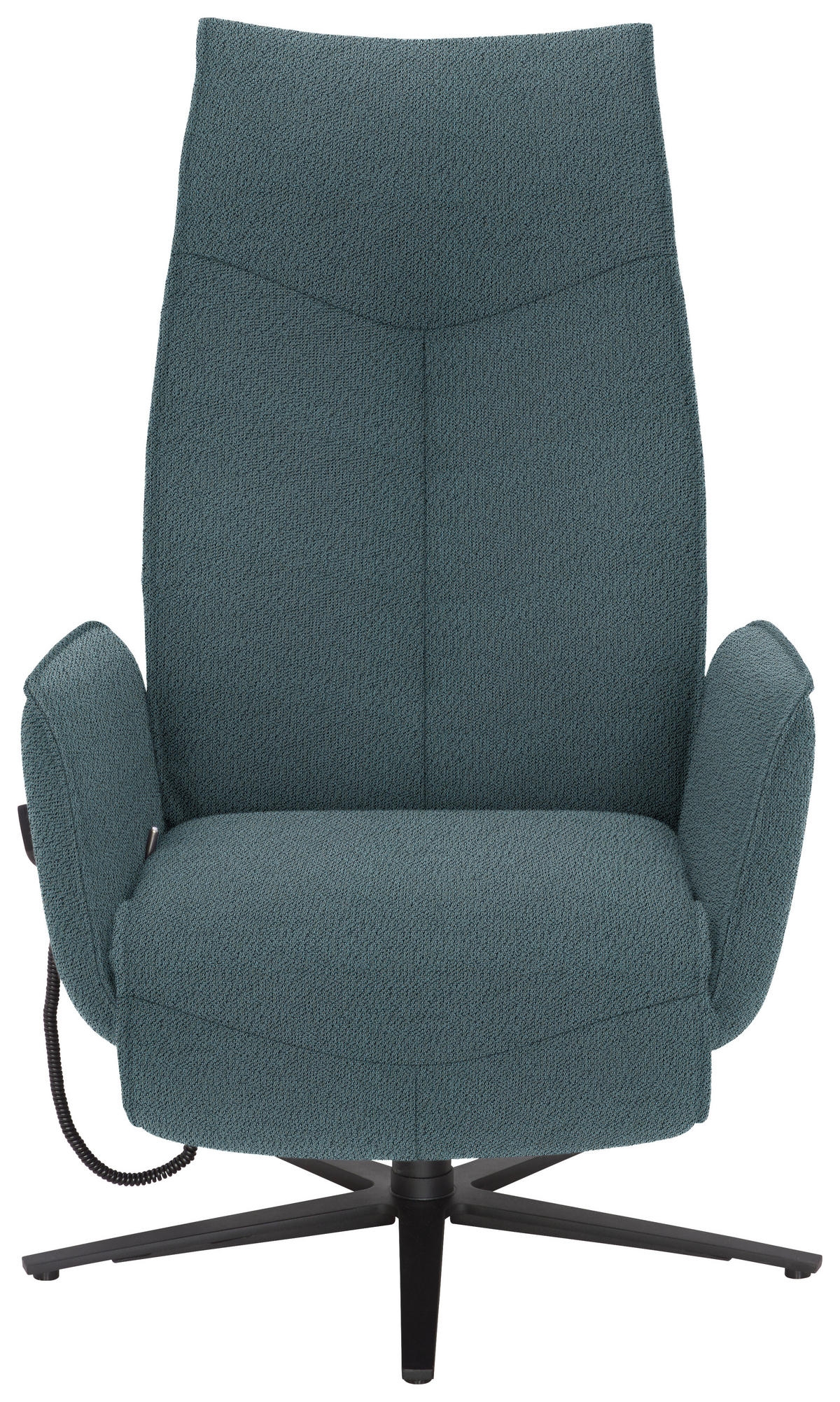 RELAXSESSEL in Textil Hellblau  - Anthrazit/Hellblau, Design, Textil/Metall (71/114/84cm) - Johann Jakob