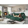 ECKSOFA  in Chenille, Flachgewebe Waldgrün  175/316 cm  - Waldgrün/Schwarz, Design, Textil/Metall (175/316cm) - Dieter Knoll