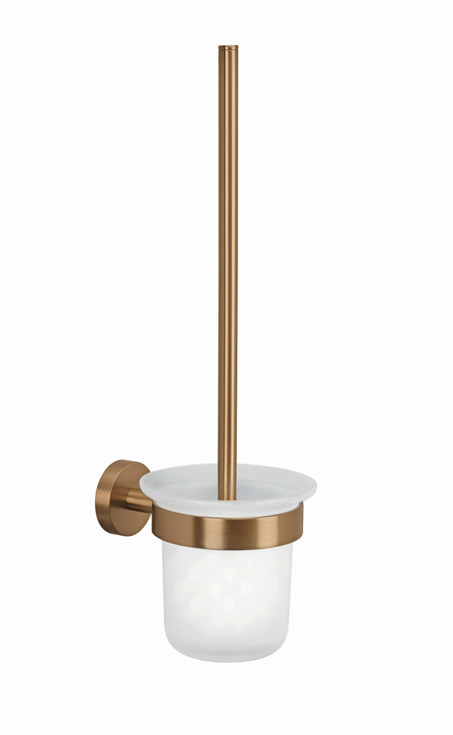 Tesa Wc-Bürstengarnitur Moon Bronze Weiß 11.2x37.9x14.5 cm