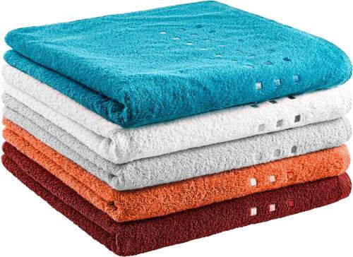 DUSCHTUCH Quattro 70/140 cm  - Rot, Basics, Textil (70/140cm) - Esposa