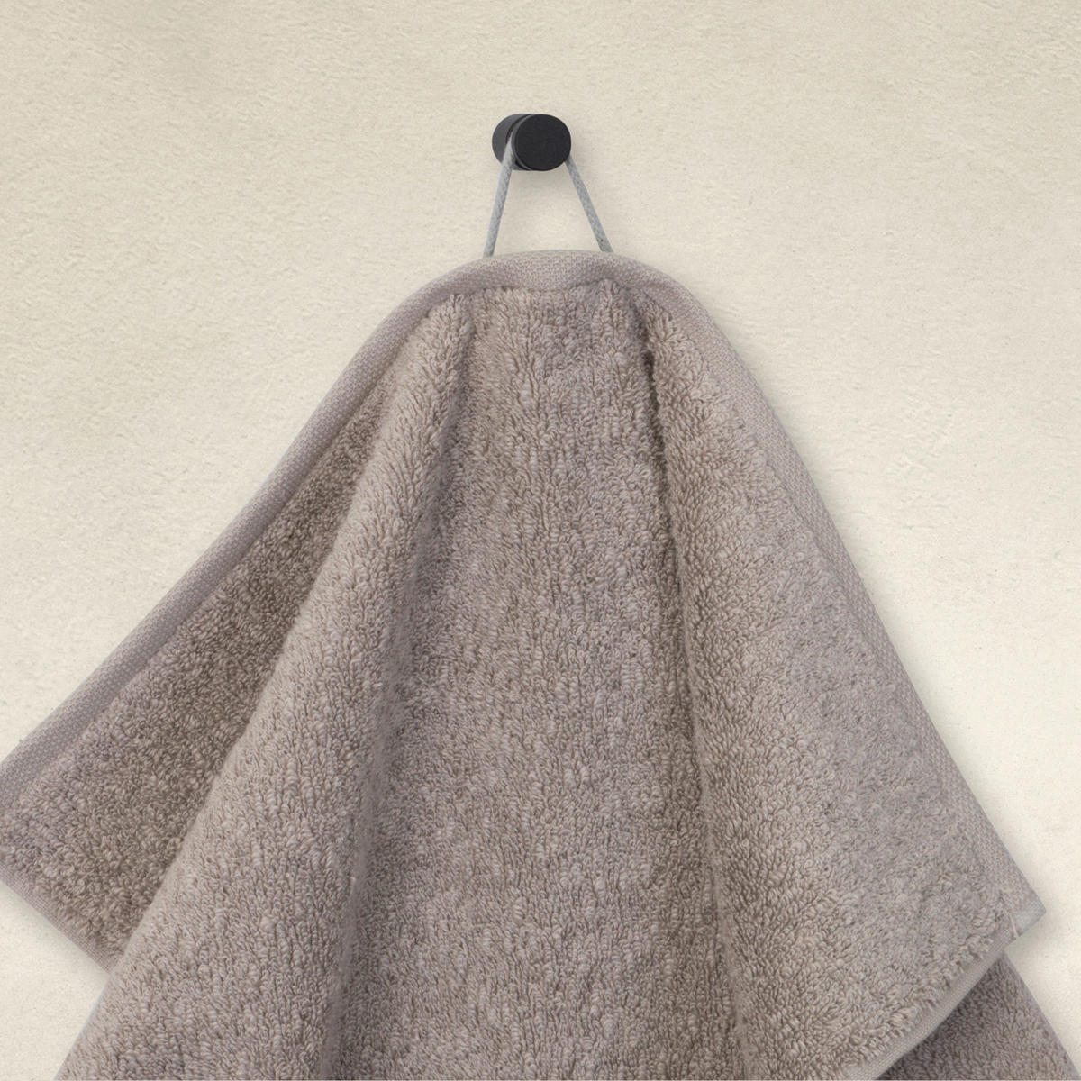 DUSCHTUCH BROOKLYN 80/150 cm  - Beige, Basics, Textil (80/150cm) - Moeve