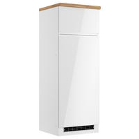 GERÄTEUMBAUSCHRANK 60/166/60 cm  in Weiß, Eiche Wotan, Weiß Hochglanz  - Weiß Hochglanz/Eiche Wotan, LIFESTYLE, Holzwerkstoff (60/166/60cm) - Held
