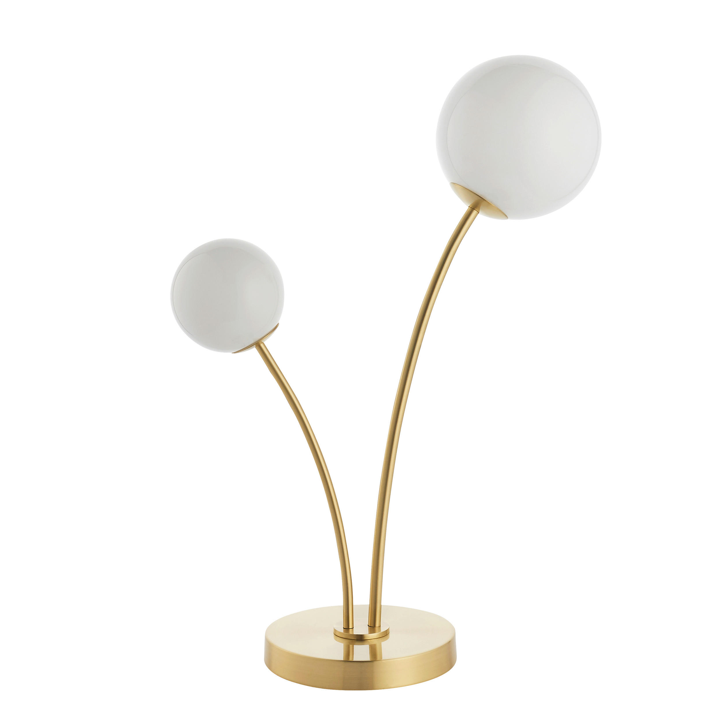 TISCHLEUCHTE 32/17/54,8 cm   - Messingfarben/Opal, Basics, Glas/Metall (32/17/54,8cm) - ENDON