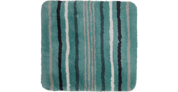BADEMATTE Türkis 60/60 cm  - Türkis, KONVENTIONELL, Textil (60/60cm) - Esposa