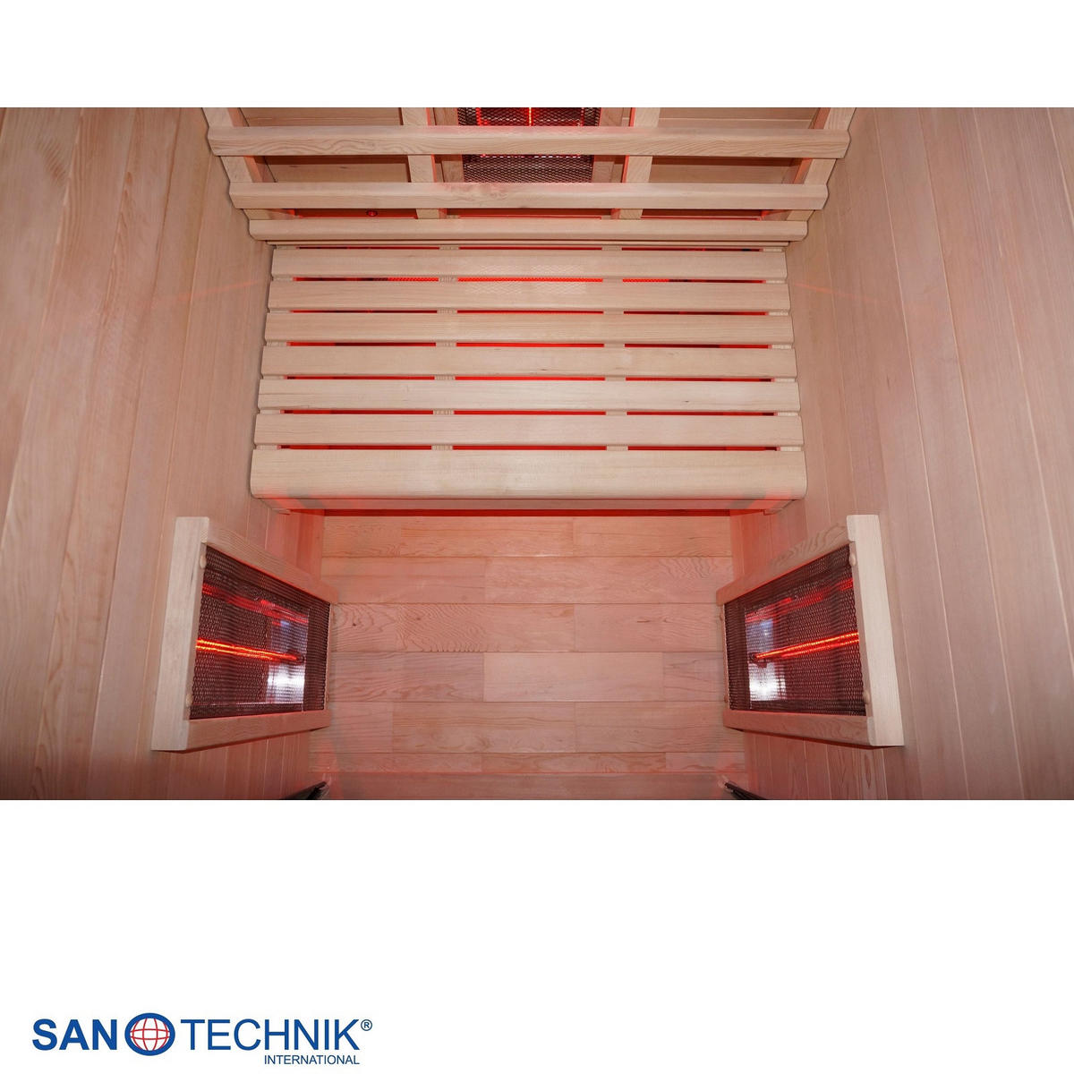 INFRAROTKABINE für 1 Personen RUBY 1  - Naturfarben, Basics, Holz (90,5/195/100cm) - Sanotechnik