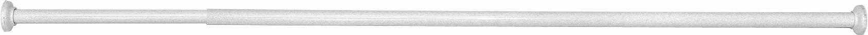 Duschvorhangstange Renate Weiß ausziehbar L: 125-220 cm