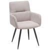 KAROSSZÉK antracit, világosszürke  - világosszürke/antracit, Konventionell, textil/fém (57/88/62cm) - Hom`in