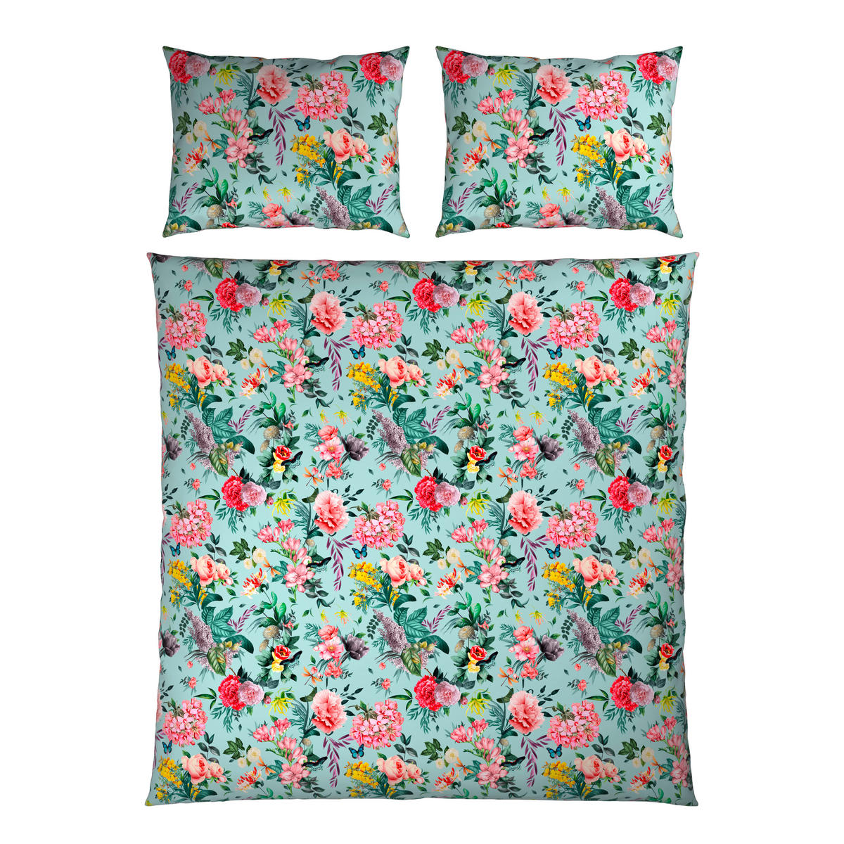 POSTELJINA 200/200 cm saten višebojna  - višebojna, Konvencionalno, tekstil (200/200cm) - Esposa