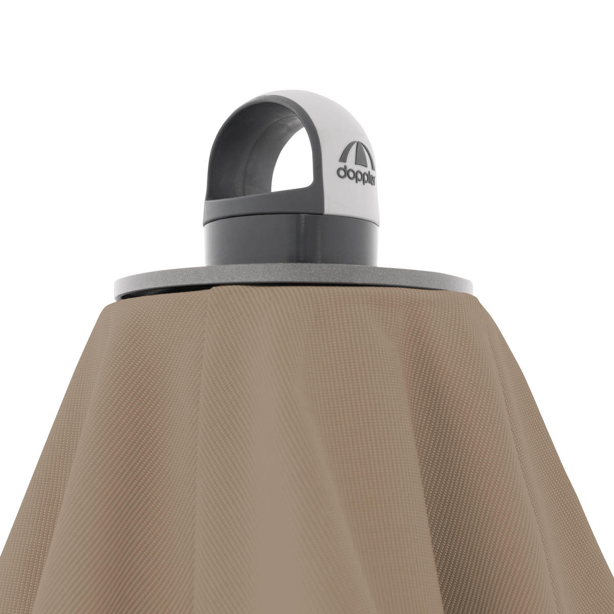 AMPELSCHIRM 300x300 cm  - Sandfarben/Hellgrau, Basics, Textil/Metall (300/300cm) - Doppler