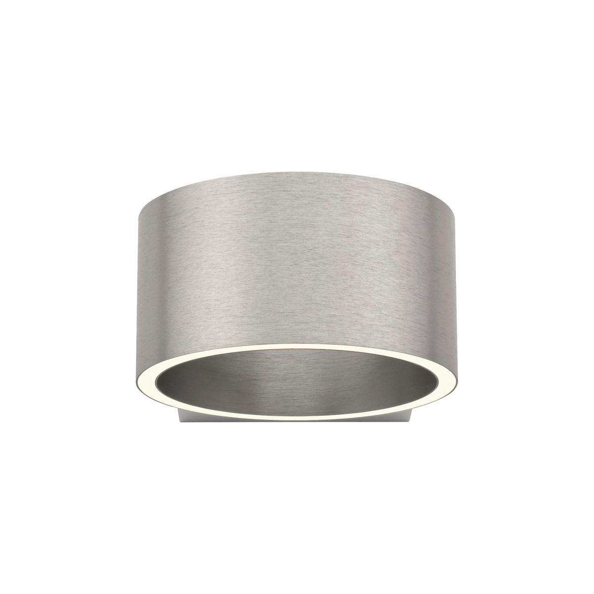 LED-WANDLEUCHTE Pure Clipse 18,5/15/8 cm   - Alufarben, Design, Kunststoff/Metall (18,5/15/8cm) - Neuhaus PURE