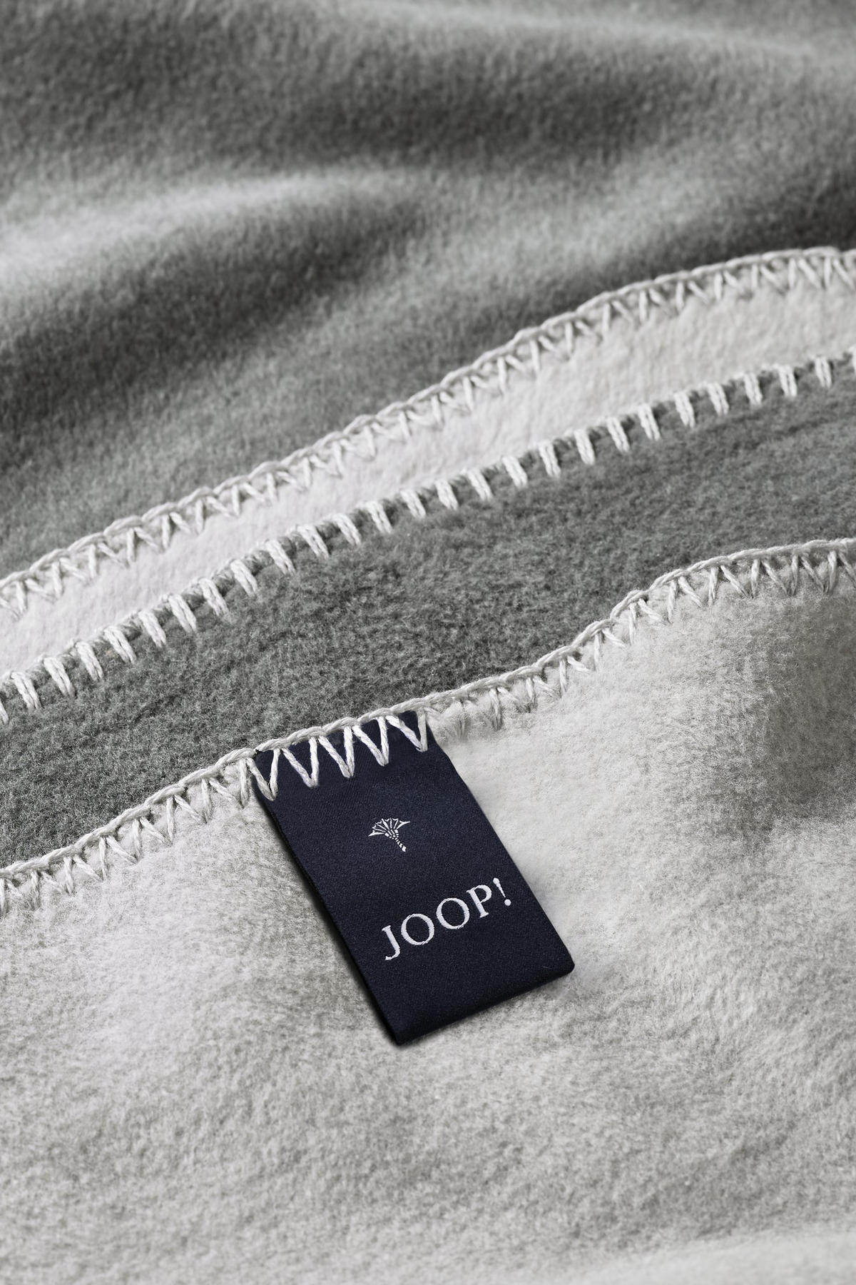PLAID Uni-Doubleface 150/200 cm  - Weiss/Grau, Design, Textil (150/200cm) - Joop!
