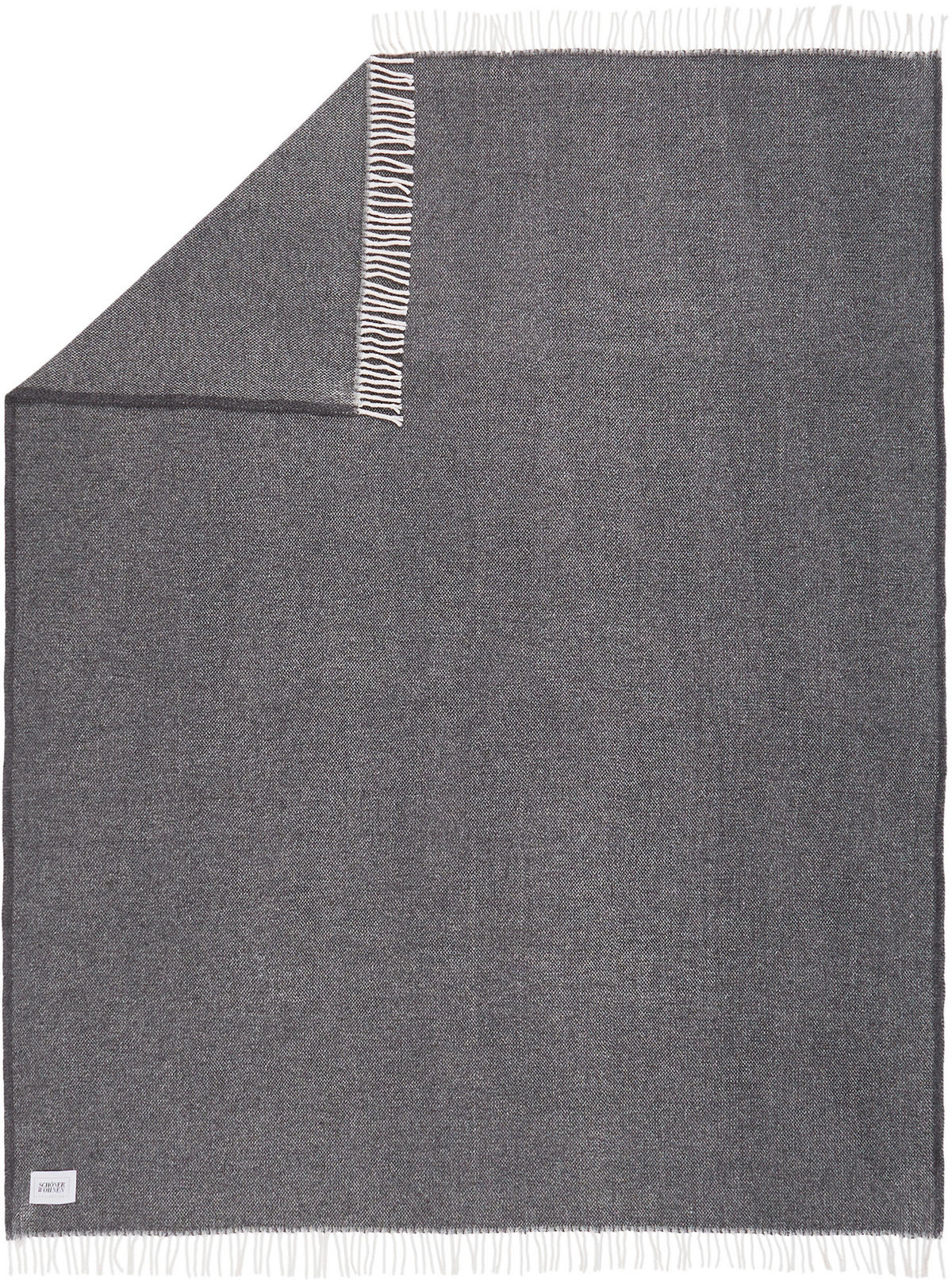 WOHNDECKE RELAX  - Anthrazit/Creme, KONVENTIONELL, Textil (140/200cm) - Schöner Wohnen