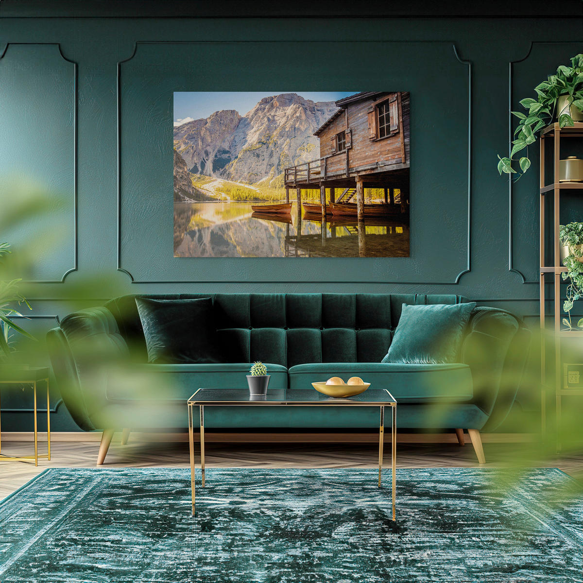 LEINWANDBILD Landschaft & Natur 70/100 cm  - Multicolor, Basics, Holz/Textil (70/100cm)