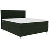 BOXSPRINGBETT 180/200 cm  in Grün  - Chromfarben/Grün, KONVENTIONELL, Kunststoff/Textil (180/200cm) - Boxxx