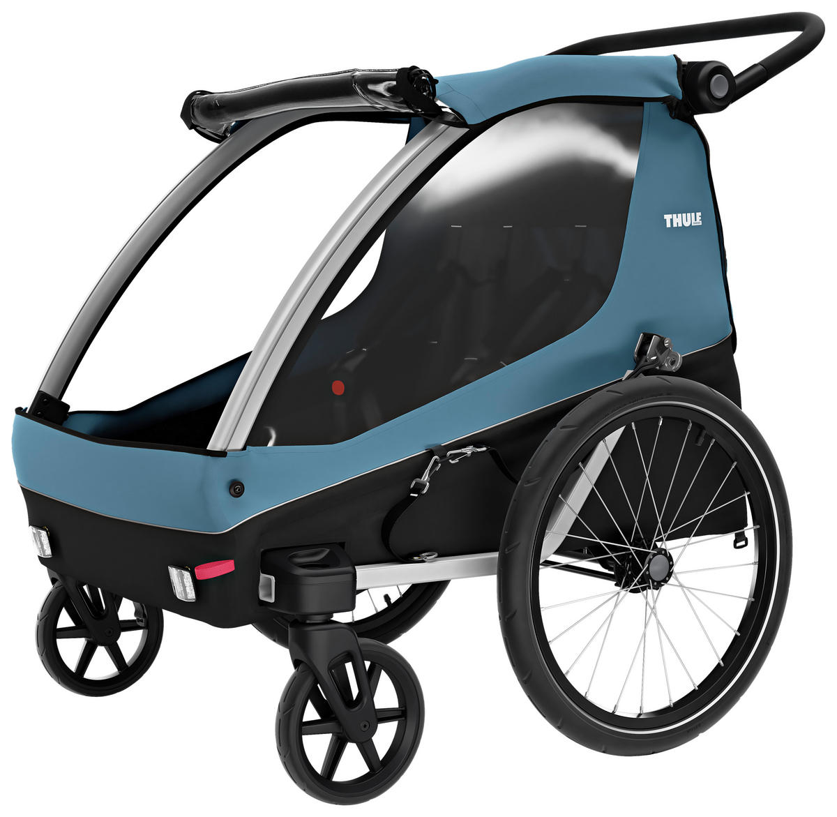 FAHRRADANHÄNGER   Courier  - Blau/Schwarz, Trend, Metall (76/32/105cm) - Thule