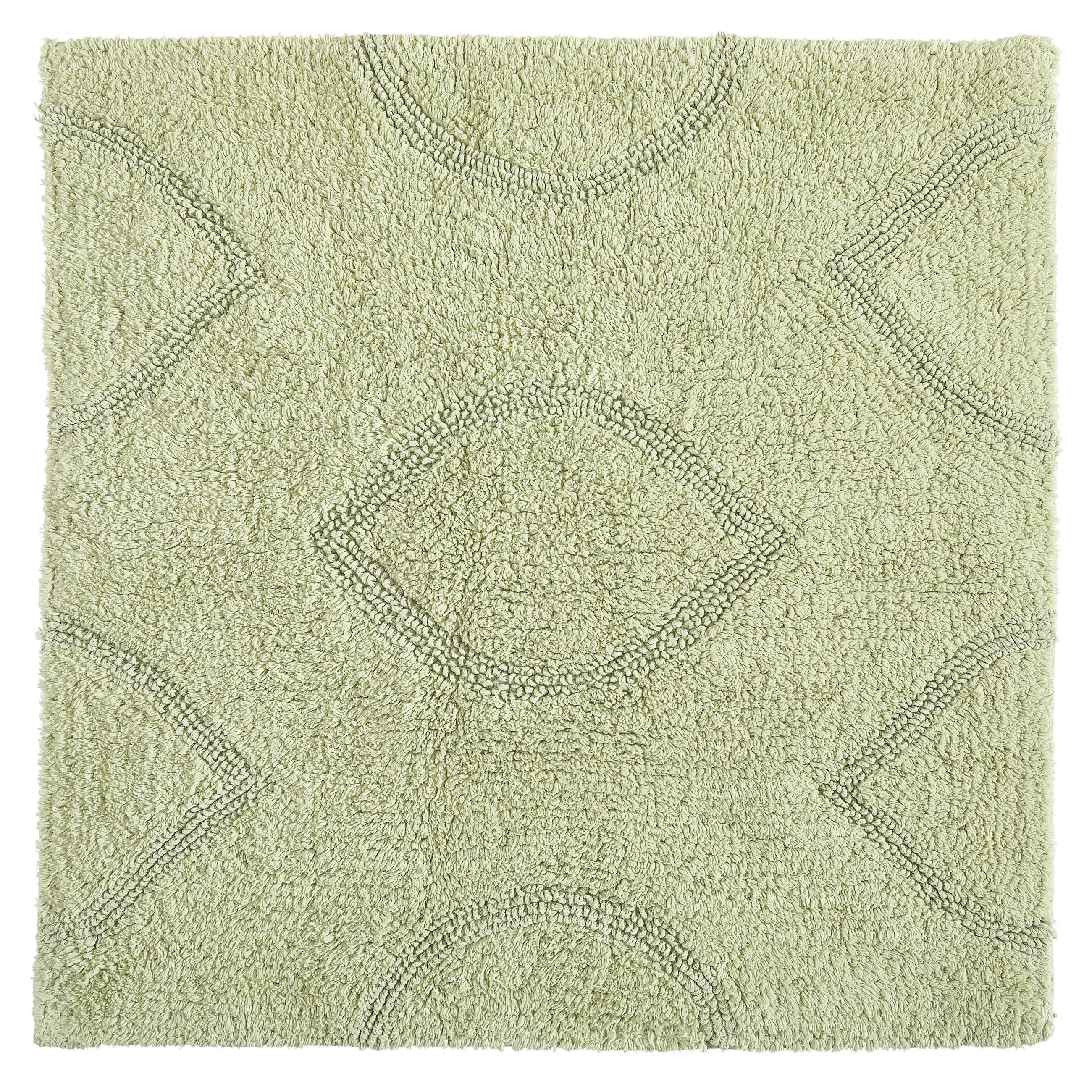 BADEMATTE Grün 60/60 cm  - Grün, Textil (60/60cm) - Esposa