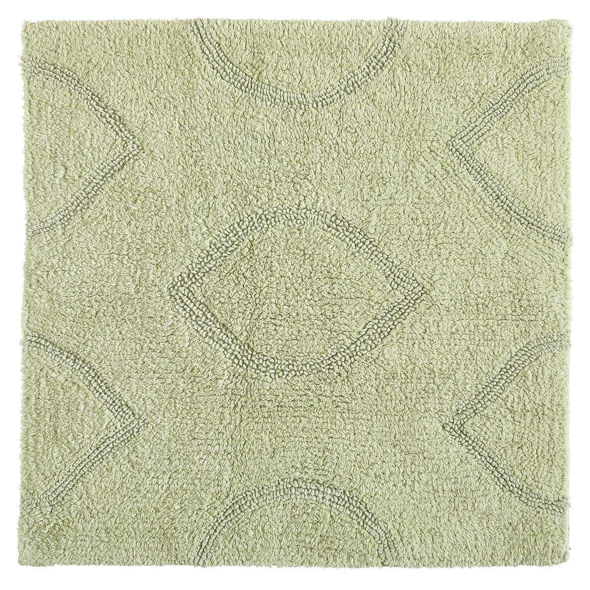 BADEMATTE Grün 60/60 cm  - Grün, Textil (60/60cm) - Esposa
