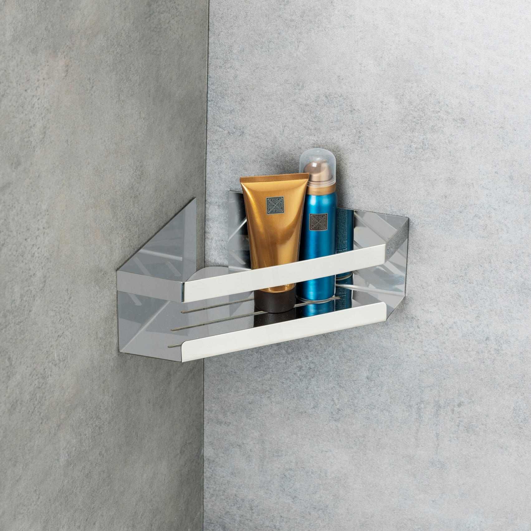 DUSCHABLAGE - Edelstahlfarben, KONVENTIONELL, Metall (28,5/8/18cm) - Schöner Wohnen