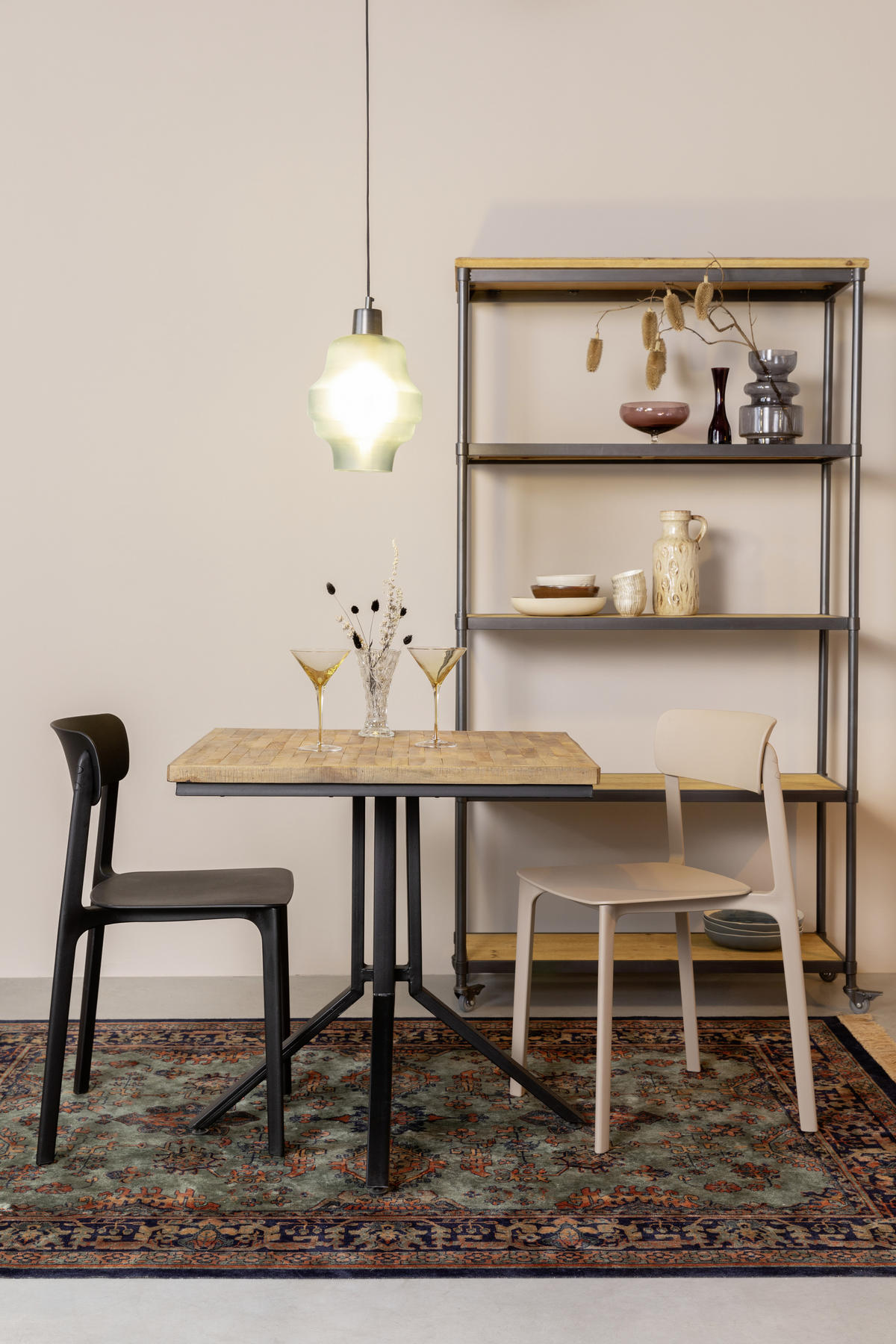STUHL - Schwarz, Design, Kunststoff (48/79/47cm) - Ambia Home
